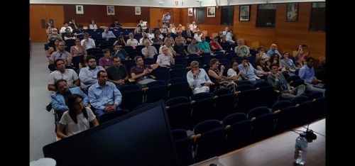 Asistentes al homenaje